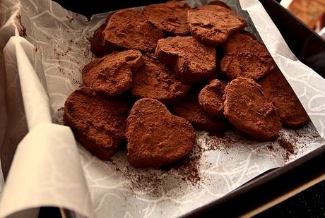 Heart, Cookie, Chocolate