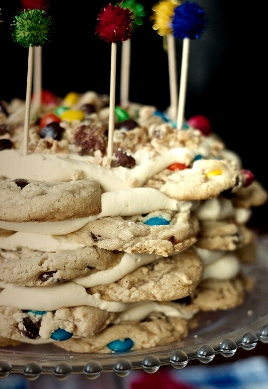 Recipe: M&M Cookie Stack Cake