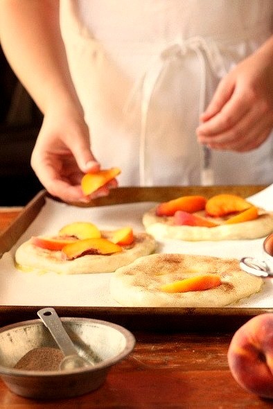 Peach Focaccia by Completely Delicious on Flickr.
