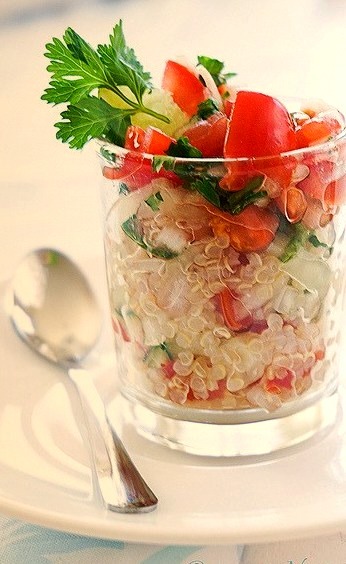 Quinoa salad by Turmeric n spice on Flickr.