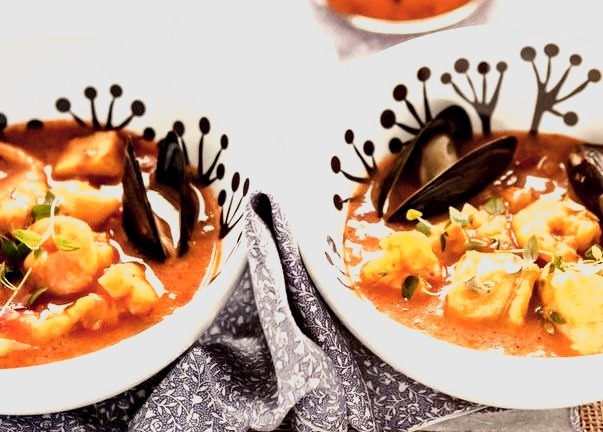 Bouillabaisse With Red Pepper Rouille (recipe)