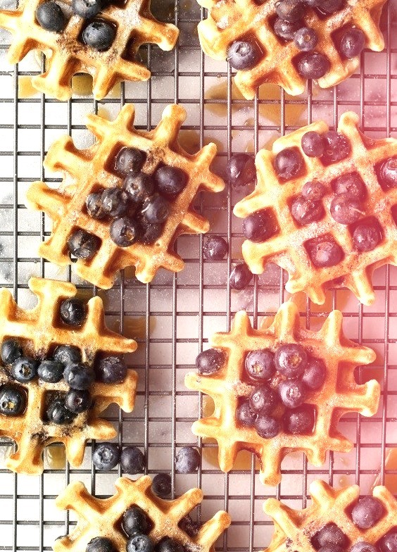 All-The-Blueberries Buttermilk Waffles