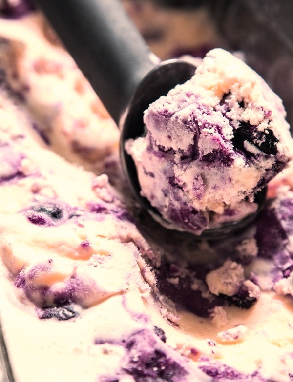 Roasted Berry Ice Cream